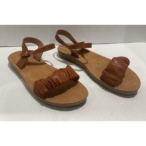 Lucky Brand Girls Sandals Cognac Brown “Grace” Size 2 New